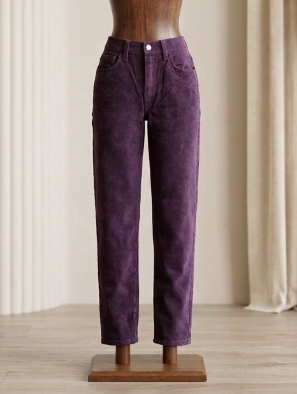 Levi Strauss & Co. Deep Purple High-Waisted Mom Jeans NWT Size 27x27